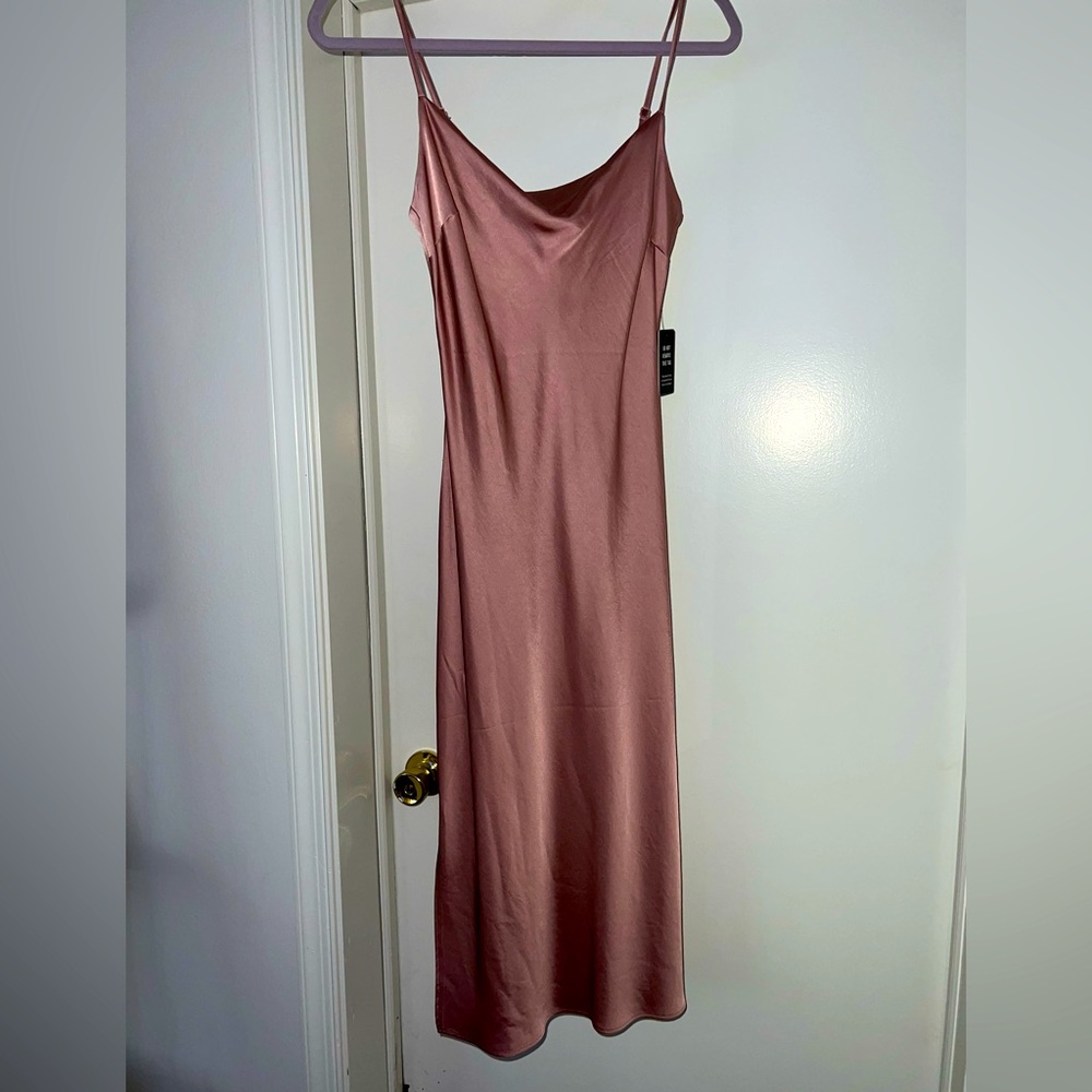 Express midi slip dress
